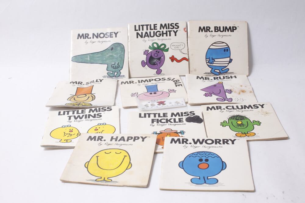Mr Men and Little Miss Hargreaves Paperback Children's Book Lot FLAWS ~ 260909-